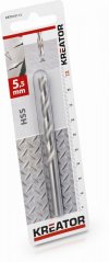 HSS vrták do kovu 5,5x93 mm KREATOR KRT010113