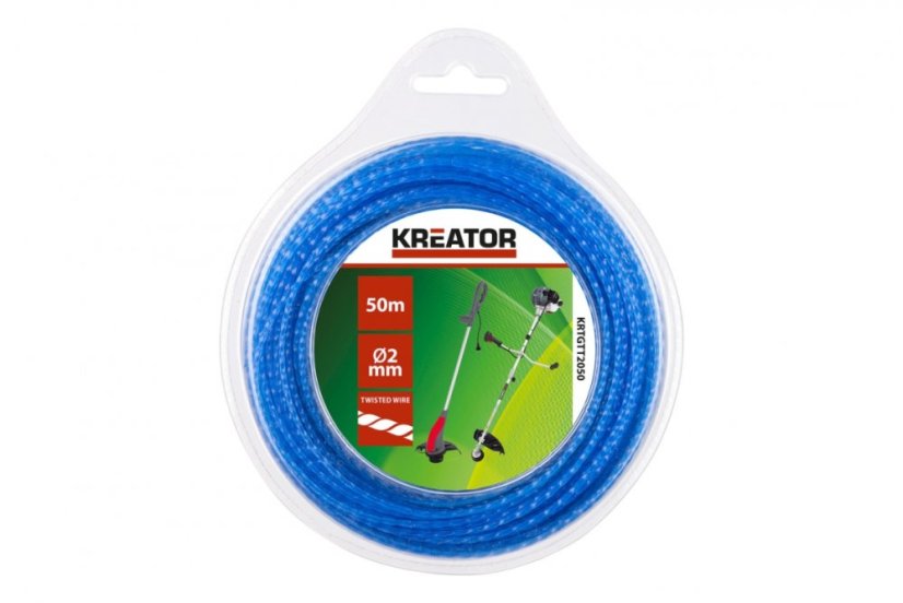 Struna kroucená 2 mm x 50 m KREATOR KRTGTT2050