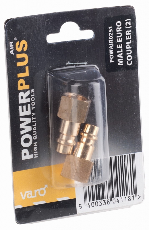 Euro spojka - samec 2ks POWERPLUS POWAIR0251