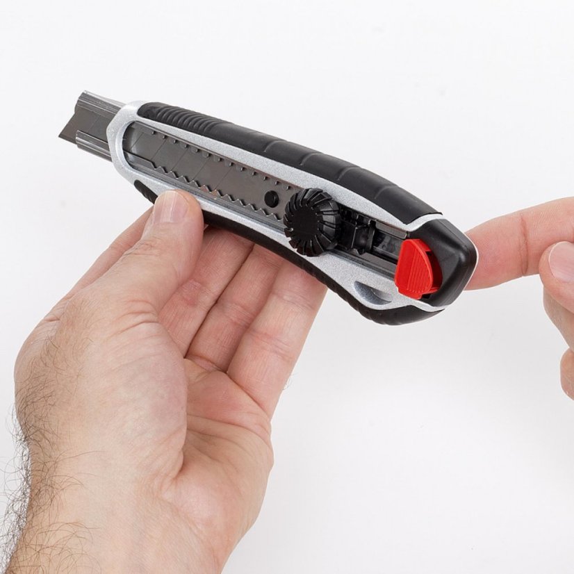 Hliníkový odlamovací nůž 18 mm KREATOR KRTH00204