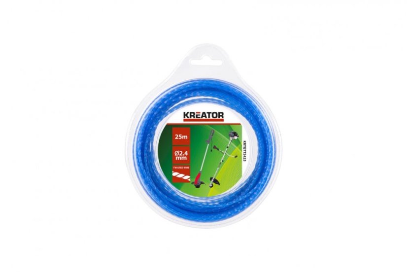 Struna kroucená 2,4 mm x 25 m KREATOR KRTGTT2425
