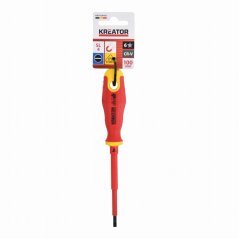 Šroubovák VDE SL 4 x 100 mm KREATOR KRTH20403