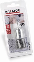 Ocelový kartáč na vrtačky 25mm KREATOR KRT150101