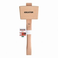 Dřevěná palice pro truhláře 500 g KREATOR KRTH90805