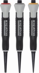 P Sada průbojníků TPR 3ks KREATOR KRT463009