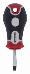 Šroubovák krátký SL4X25 KREATOR KRT405101