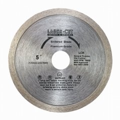 Diamantový kotúč celoobvodový 125 x 22,23 x 7mm LCR LASER-CUT L00102