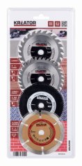 Sada kotoučů 89mm pro ponorné pily 4ks KREATOR KRT090101
