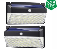 Venkovní solární LED světlo s pohybovým senzorem Viking M328 SET