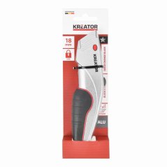 Pracovní nůž ze slitiny hliníku  plus  3 náhradní nože - HIGH QUALITY KREATOR KRTH00206