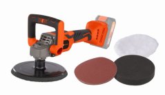 Aku leštička 20V bezuhlíková 180mm LI-ION (bez AKU) POWERPLUS POWDP4070