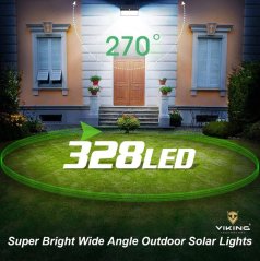 Venkovní solární LED světlo s pohybovým senzorem Viking M328
