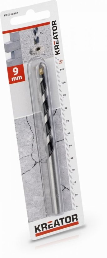 Vrták do betonu 9x120 mm KREATOR KRT010407