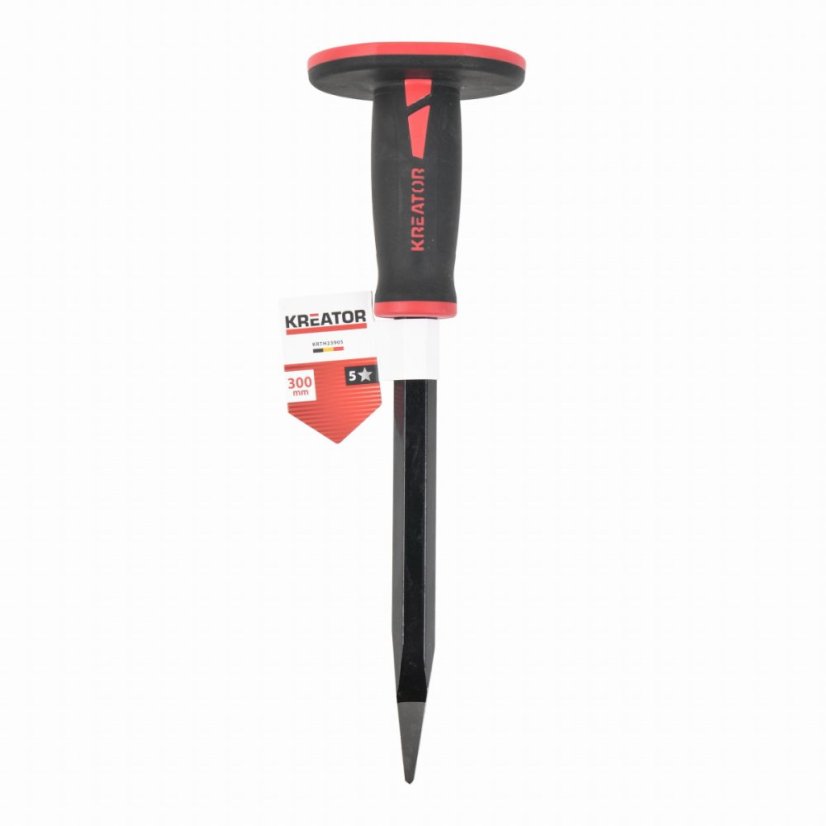 Sekáč ruční špice s ochranou 300mm KREATOR KRTH23905